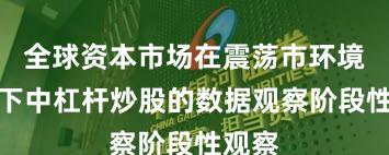 全球资本市场在震荡市环境背景下中杠杆炒股的数据观察阶段性观察